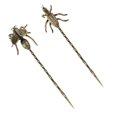 thumbnail image 1 of OULII 2Pcs Brass Tea Ceremony Accessories Cleaning Tool for Accessory Collectors, 1 of 6