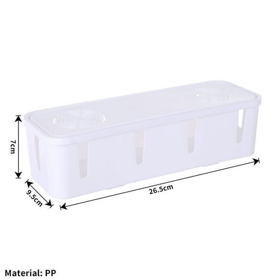 WEISIPU Cable Tidy Box Case Wire Cable Management Socket Safety Storage Organizer
