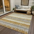 thumbnail image 6 of Addison Rugs Chantille Indoor/Outdoor Transitional Stripes Gold Washable Rectangle Rug, 5' x 7'6", 6 of 6