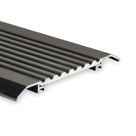 8140X8144X8140-3 Saddle Threshold, Fluted Top, 3 ft., Alum