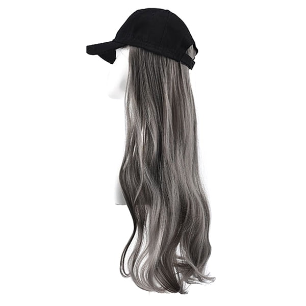 lzndeal Baseball Hat with Hair Attached 