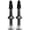 Noir, variant on Professional 52mm Bike Extended Air Valve Premium Tubeless Presta Valve Core Nozzle for Mountain and Road Bicycle Rim Upgrade, 1 Pair, Noir / 2.0 inches