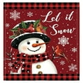 thumbnail image 2 of Christmas Dishwasher Magnet Cover Winter Snowman Bird Christmas Tree Dishwasher Magnet Sticker Decoration For Kitchen Reusable In Farmhouse Refrigerator Magnet Cover Fridge Panel, 2 of 9
