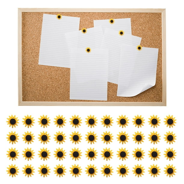 Cute Sunflower Push Pins Thumb Tacks Decorative Push Pins Cork Board