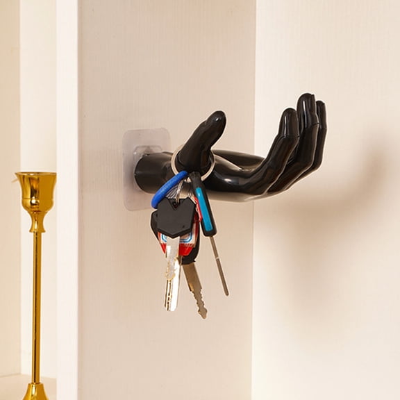2Pcs Hook Hand Shape Hook Wall Mount Soap Holder Storage Hanging Hook for Bathroom