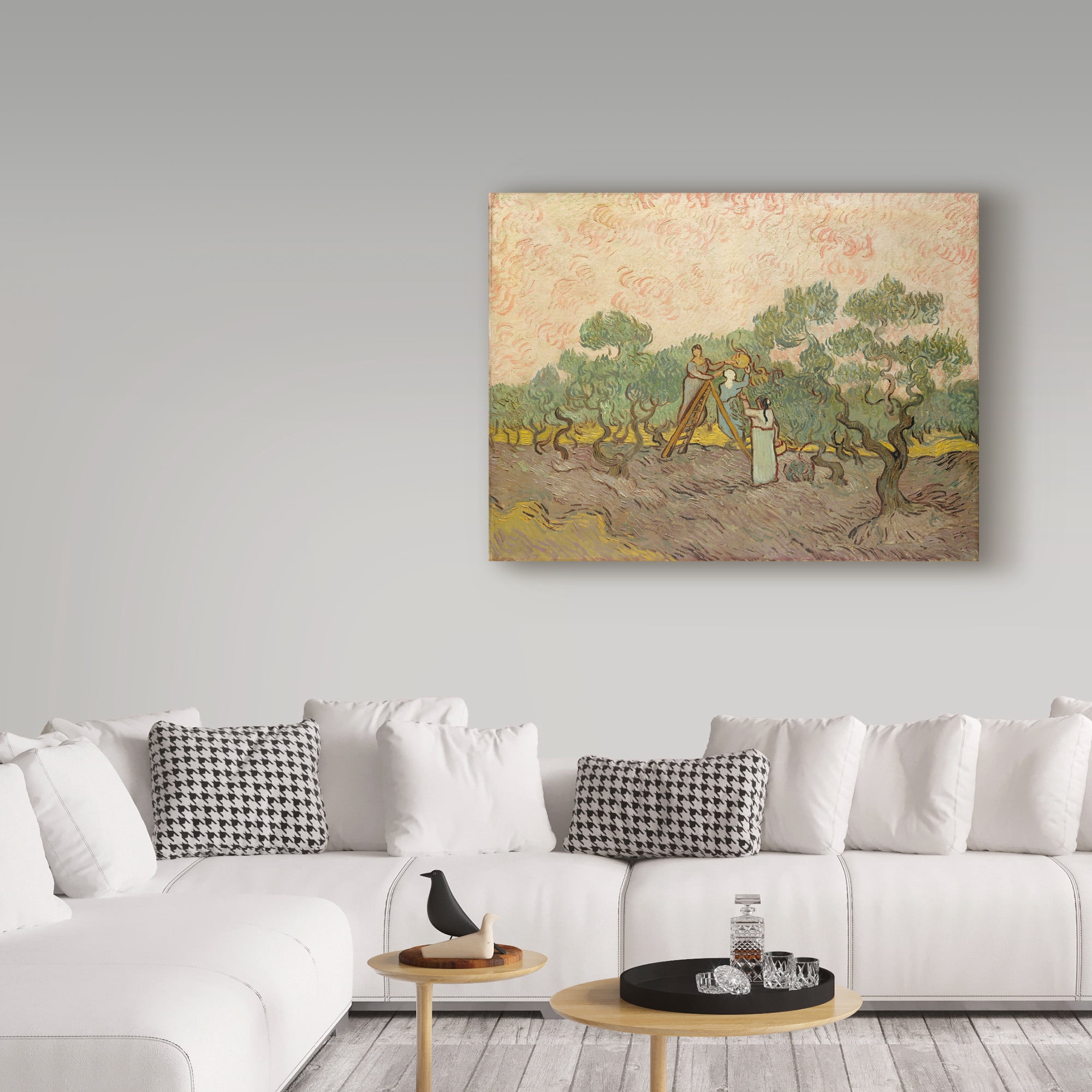 Trademark Fine Art 'The Olive Pickers Saintremy' Canvas Art by Vincent Van Gogh