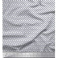 thumbnail image 1 of Soimoi Poly Georgette Fabric Leaves & Floral Small Print Fabric by The Yard 42 Inch Wide, 1 of 3