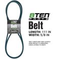 thumbnail image 2 of 8TEN Signature Belt for John Deere 345 325 335 GX345 LX188 M154958 111 x 5/8 810-CBL3257T, 2 of 8