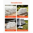 thumbnail image 6 of KFFKFF Empty Sandbags, 200 Packs 16 x 26 in, Durable Sand Bags with Ties, 50lb Capacity Woven Polypropylene, Tear-Resistant & UV-Resistant for Flood Control and Barriers, 6 of 9