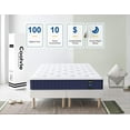 thumbnail image 6 of Twin XL Mattress, Coolvie 10 inch Hybrid Mattress in a Box, Medium Firm, Multiple sizes, 6 of 12