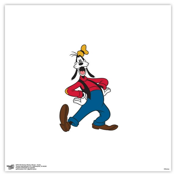 Gallery Pops Disney Mickey Mouse - Goofy Wall Art, Unframed Version, 12" x 12"