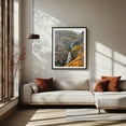 thumbnail image 2 of Provo Waterfall - Provo Utah Photography Waterfall Autumn Nature Landscape Mountain Scenic Wilderness Black Framed Wall Art Print 9 x 12 inches, 2 of 4