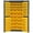 Yellow, variant on Durham 3501-BDLP-132-5295 14 Gauge Flush Door Style Lockable Cabinet with 132 Blue Hook on Bins, Gray - 36 x 24 x 72 in.