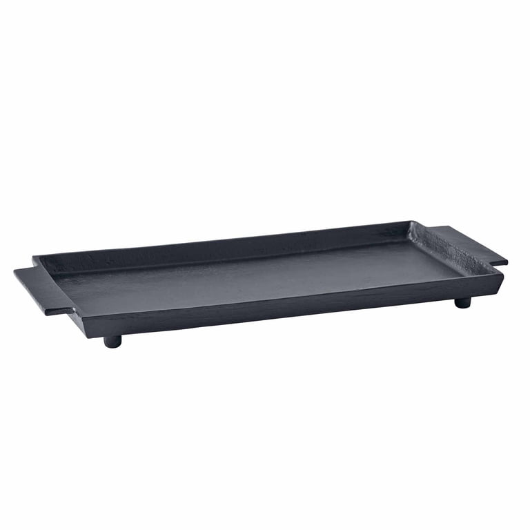 Better Homes & Gardens Cast Iron Finish Decorative Tray, Black photo 3