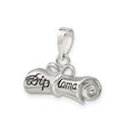 thumbnail image 2 of Rolled-Up Diploma Charm Pendant Necklace in Sterling Silver, 2 of 4