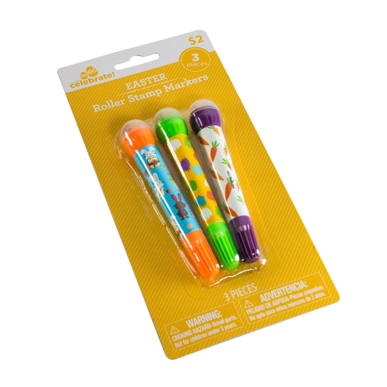 Way To Celebrate Easter Roller Stamp Markers, 3 Count