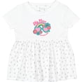 thumbnail image 3 of Inktastic My Oma Loves Me Granddaughter Rainbow Girls Baby Dress, 3 of 5