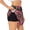 Black, variant on Blooming Meadow Printed 2 in 1 Women's Workout Shorts for Athletic Gym Running Shorts with Phone Pockets-X-Large