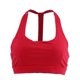 thumbnail image 1 of Ropa interior de sujetador deportivo cómoda y transpirable de algodón rojo para mujer (M), 1 of 8