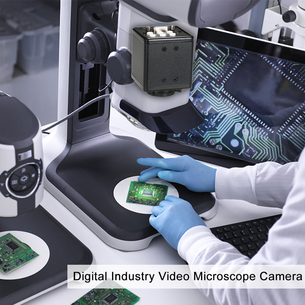 1080P 2.0MP 1/3 Digital VGA Outputs Industry Microscope Camera for Lab/Phone PCB Soldering Repair