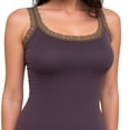 thumbnail image 6 of BUIGTTKLOP Lace Camisole Tank Tops for Women Scoop Neck Wide Strap Soft Ribbed Knit Lace Trim Cami, 6 of 6