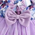 thumbnail image 6 of AOMPMSDX Toddler Outfits For Girls Boys Winter Baby Long Sleeve Butterfly Print Tops And Dress 2Pcs Clothes Set For Children Clothes Baby Outfit Sets ZA5 Light Purple 6 Months-9 Months, 6 of 7
