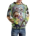 thumbnail image 6 of Rick And Morty Unisex Adult Hoodie Casual Hooded Sweatshirt Pullover Novelty 3D Printed Sweater Jacket M, 6 of 8