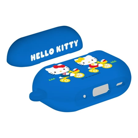 Sanrio AirPods Pro 2 Case Key Ring Keychain Holder Strap Hole Hard AirPods Pro 2nd Generation 2022 Cover - Hello Kitty Bicycle