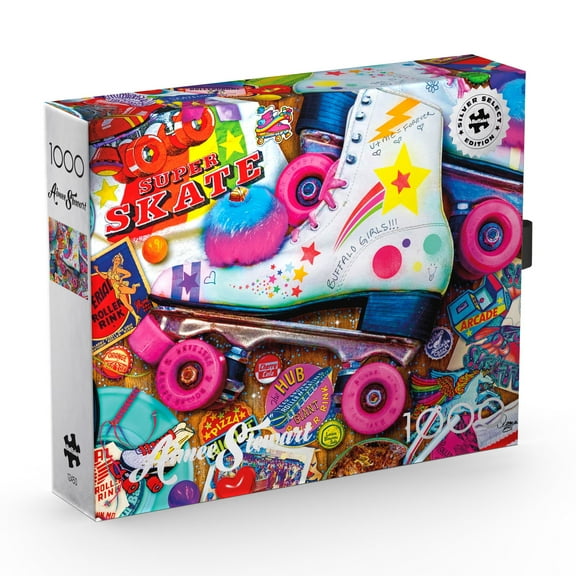 Buffalo Games Silver Select Skate Night 1000-Piece Interlocking Jigsaw Puzzle for Adults Ages 14 