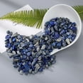 thumbnail image 3 of Topboutique Lapis Lazuli Crystals Chips Stone Gravel Bulk 0.66 lb/300 g Quartz Stone Crushed Rocks Pieces Irregular Shaped Tumbled Gemstone for Fish Tank Pebbles Vase Filler Decor,Healing Crystal, 3 of 9