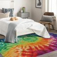 thumbnail image 4 of Tie Dye Rugs for Girls Room - Washable Rugs Tie Dye Rug & Home Decor, 3x5 Area Rug, Psychedelic Tie Dyed Rugs for Entryway, Non Slip Low Pile Small Indoor Door Mat, Rainbow Colorful Carpet, 4 of 7