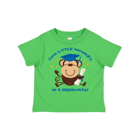 

Inktastic Boy Monkey Graduate Gift Toddler Boy Girl T-Shirt