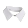 thumbnail image 3 of Collares falsos, elegantes collares de PU para mujeres, vestidos, blusas y niñas. Blanco, 3 of 9