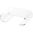 thumbnail image 1 of Plymor Clear Acrylic Scroll-Shaped Display Riser, 1.25" H x 4" W x 2.5" D (Display Dimension: 3.375" W) (2 Pack), 1 of 3
