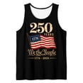 thumbnail image 5 of GrmtClth Mens 250 Years Usa Tank Top Casual American Flag Pattern Tee Summer Sleeveless Tops Trend 1776-2026 Print Shirt Black XL, 5 of 6