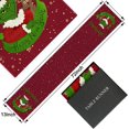thumbnail image 4 of JOOCAR Christmas Table Runner, Red Christmas Puppy Snow Snowflake Christmas Table Runner, Suitable for Christmas Kitchen Dining Table Table Holiday Decoration, 4 of 5