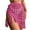 Red, variant on gakvbuo Summer Beach Cover Up Dress For Women Swimwear Bikini Bathing Suit Coverups Women's Hollow Out Knitted Skirt Perspective Split Tassel Half Length Short Skirt Beach Cover