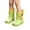 Green, variant on Rain Boots for Girls Pink Animal Print Waterproof Nonslip Short Top PVC Kids Rain Shoes Comfort Fit Pink Size 12