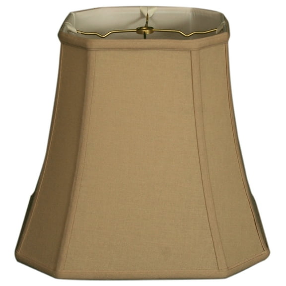 Royal Designs 15" Square Cut Corner Lamp Shade Linen Beige