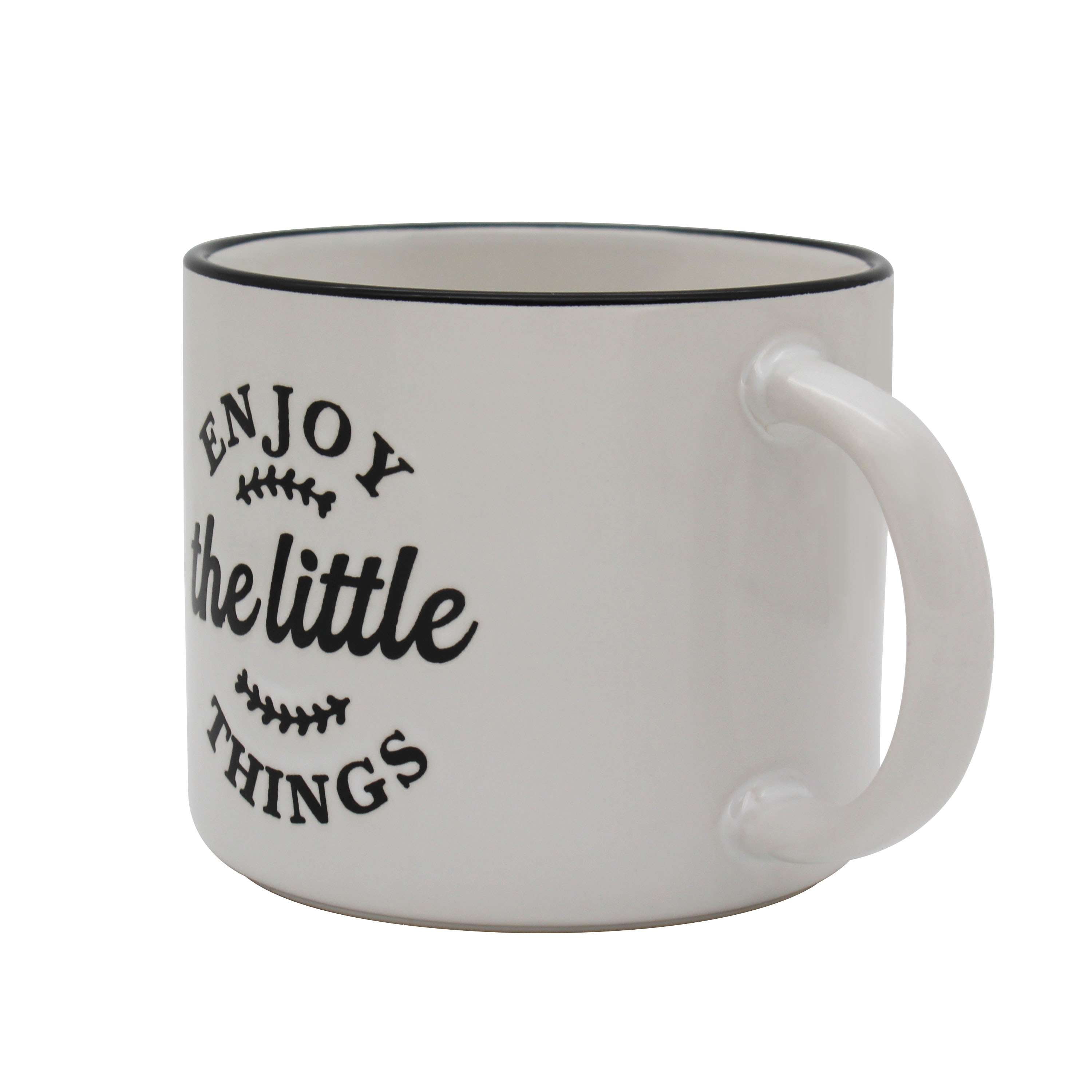 Mainstays 2-Wick 13-ounce Reusable Little Things Holiday Coffee Mug Scented Candle, Hazelnut Cream