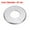Silver, variant on Uxcell Wall Split Flange Self-Adhesive Escutcheon Plate Buckle Cover Gold 1.10"