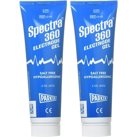 Spectra 360 Electrode Gel - Parker Laboratories - 60g (2oz) Tube - (Pack of 2)