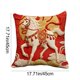thumbnail image 2 of Estándares de Almohada Tamaño Estándar Algodón, 17.7x17.7 Pulgadas Cubiertas de Almohada Decorativas con Tela Suave, Estándares de Almohada con Cremallera Tamaño Estándar, Cremallera Oculta para la De, 2 of 7