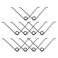 thumbnail image 2 of Miangastore Ressorts de Remplacement pour Cisaille de Jardinage en Acier Inoxydable en Forme de V 10 Pcs Noir, 2 of 9
