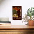 thumbnail image 2 of Spokane, Washington, Bigfoot is My Spirit Animal Birch Wood Wall Sign (6x9 Rustic Home Decor, Ready to Hang Art), 2 of 5