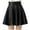 Black, variant on JURANMO Girl's Pu Leather Skirt High Waist Pleated A Line Mini Skirts Kids Fashion Skater Skirts Solid Casual Skirt Black 13T