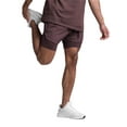thumbnail image 2 of GXFC Men Sports Casual Shorts Double Layer Fake Two-Piece Solid Color Drawstring Elastic Waist Short Pants Fitness Shorts, 2 of 7