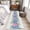 Gray, variant on Runner Rug 2 x 6 Ft, Blue Pink Hydrangea Washable Non-Slip Floor Mat for Kitchen Hallway/Entryway, Eucalyptus Leaves Grey Plaid Long Kitchen Runner Area Rugs for Living Room, Low-Profile