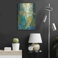 thumbnail image 6 of Luxe Metal Art 'The Sirens' by David Galchutt, Metal Wall Art, 16"x24", 6 of 9