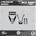 thumbnail image 2 of Kalair GFX Graphics Kit for Kawasaki KLX140R (2019+) Cyberware Series, 2 of 5